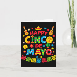 Happy cinco de mayo apparels men women kids card