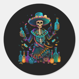 Happy Cinco De Mayo! Festival #15 Classic Round Sticker