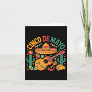 Happy Cinco De Mayo Fiesta Mexican Party 5 De Mayo Card