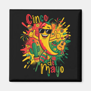Happy cinco de mayo fiesta mexican party 5 de mayo magnet