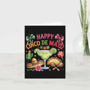 Happy Cinco De Mayo Fiesta Mexican Party Men Women Card