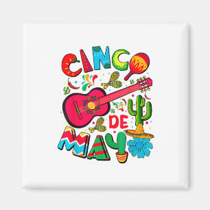 Happy Cinco De Mayo Men Women Kids 5 De Mayo Mexic Magnet