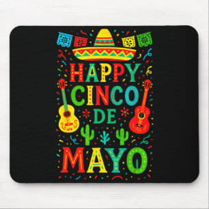 Happy Cinco De Mayo - Mexican Fiesta Party Fun _1 Mouse Pad