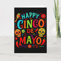 Happy Cinco De Mayo - Mexican Fiesta Skulls Party