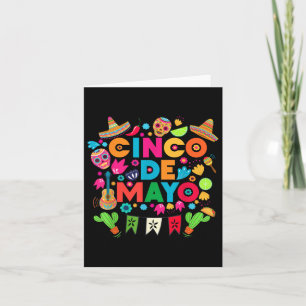 Happy Cinco De Mayo Mexican Party Lets Fiesta Men Card