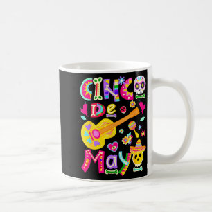 Happy cinco de mayo mexican sombrero guitarHappy c Coffee Mug