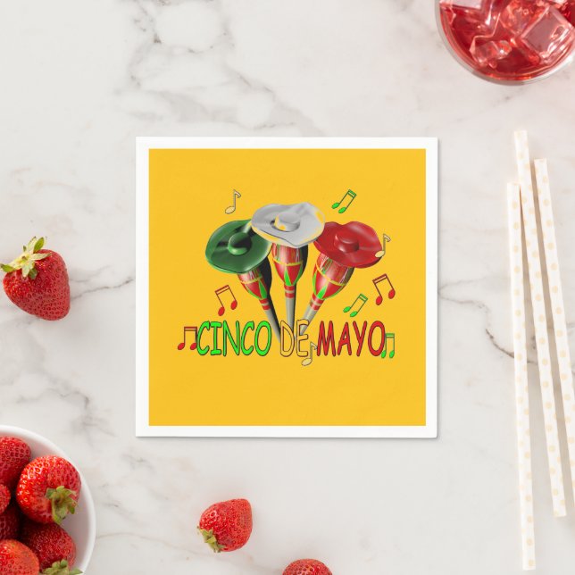 Happy Cinco de Mayo Napkin (Insitu)