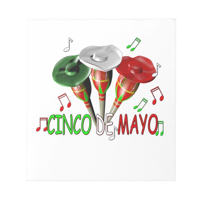 Happy Cinco de Mayo Notepad (Front)