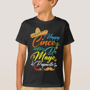Happy Cinco De Mayo Papacito Lets Fiesta Party 5 D T-Shirt
