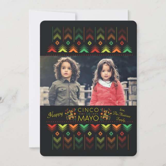 Happy Cinco de Mayo Photo Card (Front)