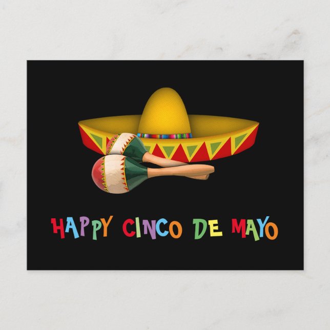 Happy Cinco de Mayo Postcard (Front)