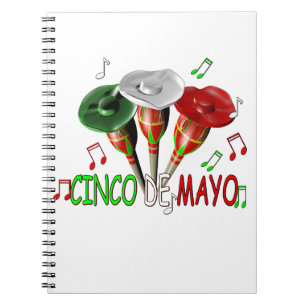 Happy Cinco de Mayo Spiral Notebook