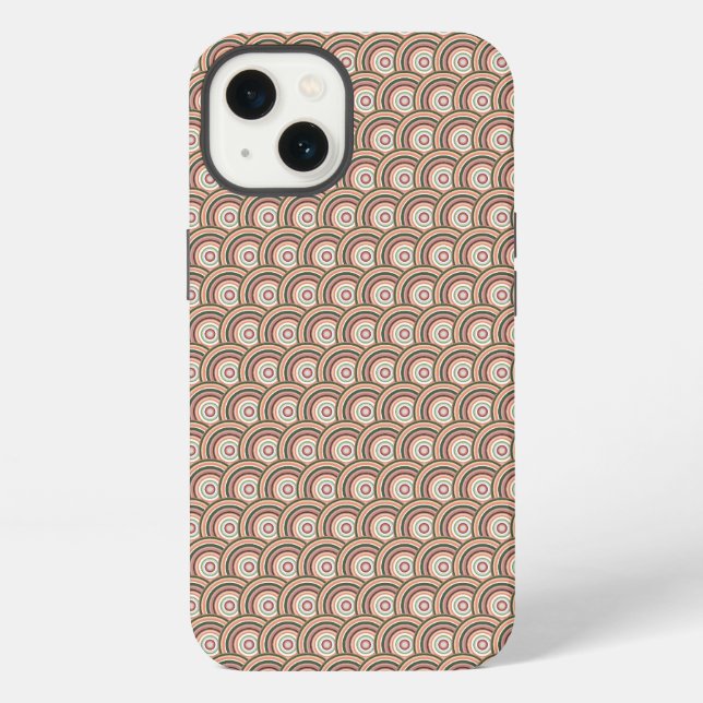 Happy Circles iPhone Case (Back)
