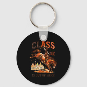 Happy class is out of here class 2026 cowboy key ring