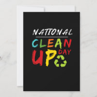 Happy Clean Up Day Cleaning Environmental