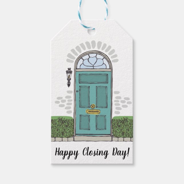 Happy Closing Day Gift Tags (Front)
