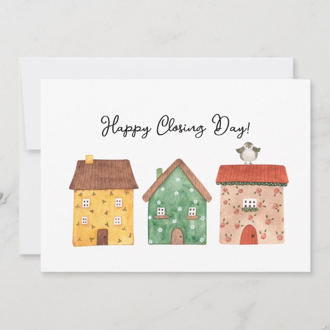 Happy Closing Day Real Estate Client Appreciation (Front)