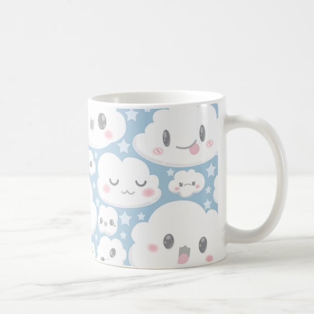 happy cloud coffee mug (Right)