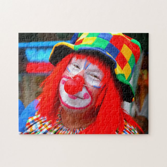 Happy Clown Face Jigsaw Puzzle (Horizontal)
