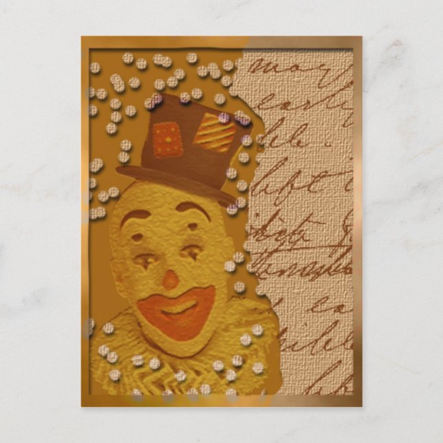 Happy clown postcard (Front)