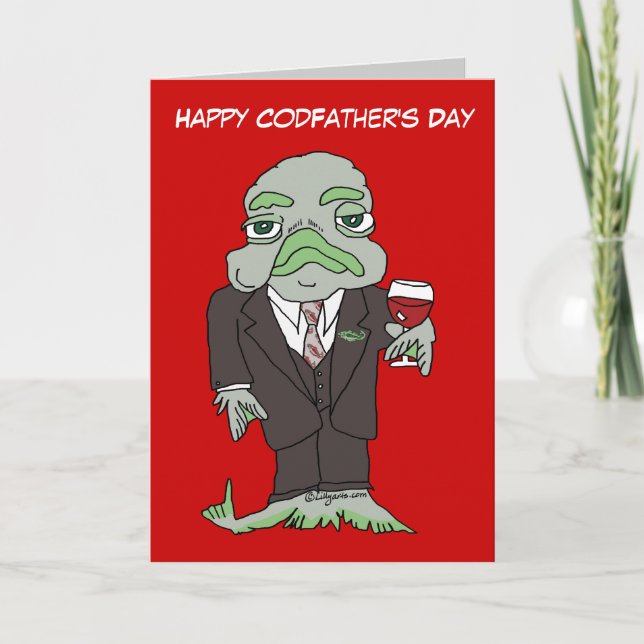 Happy Codfathers Day Greeting Card (Front)