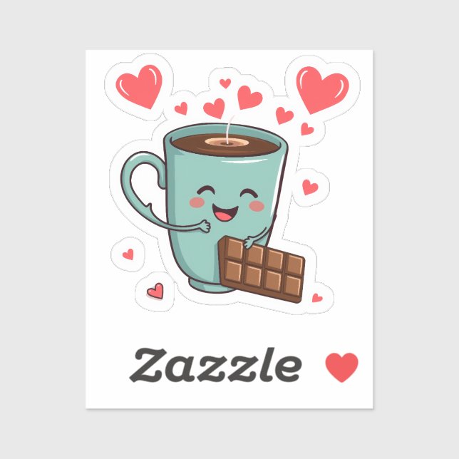 Happy Coffee & Chocolate – Cute Valentine (Sheet)