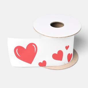 Happy Coffee & Chocolate – Cute Valentine Satin Ribbon