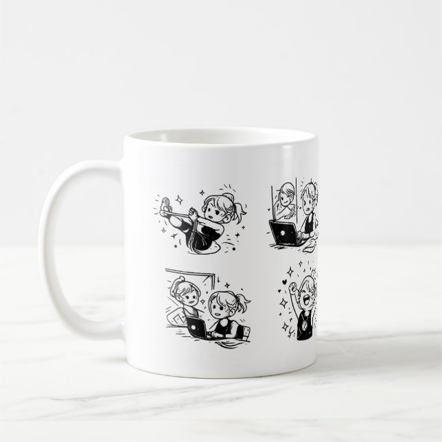 happy coffee mug (Left)