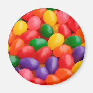 HAPPY COLORFUL JELLYBEAN MAGNET