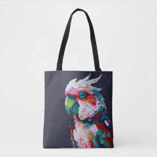 Happy Colourful Cockatoo Tote Bag