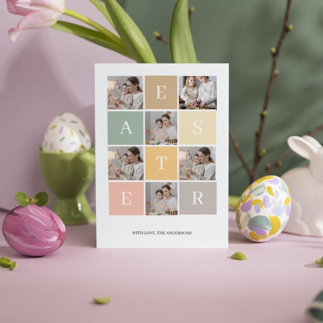 Happy Colourful Collage Photo Easter (Creator Uploaded)