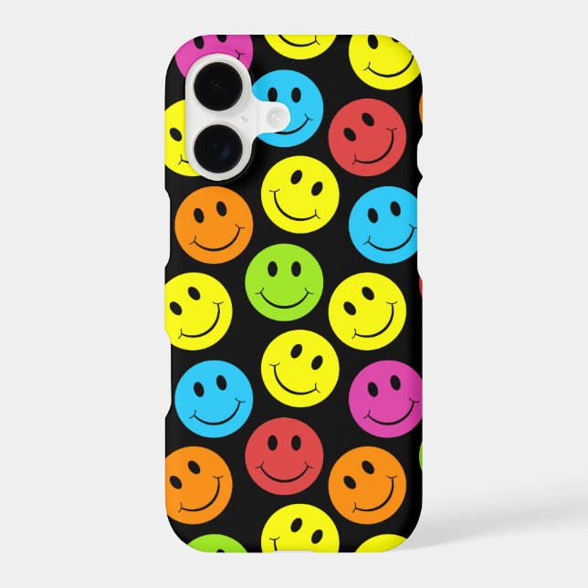 Happy Colourful Faces Pattern (Back)