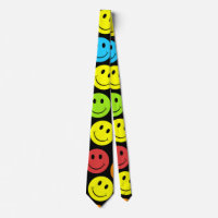 Happy Colourful Faces Pattern