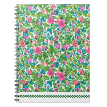 Happy colourful summer pattern botanical artwork