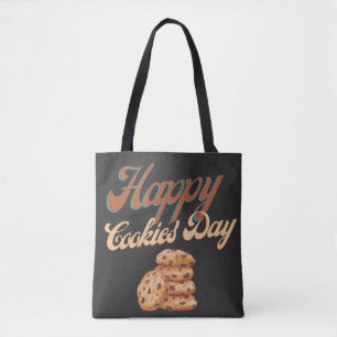 Happy Cookies Day, National Cookie Day Tote Bag