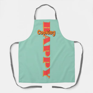 Happy Cooking Aqua Apron