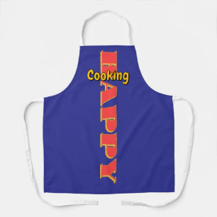 Happy Cooking Blue Chef   Apron