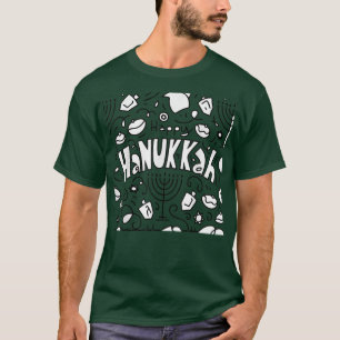 Happy cool Hanukkah Chanukah 2021 holiday charact T-Shirt