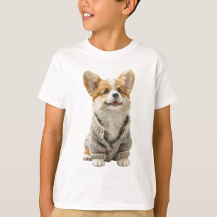 Happy Corgi Sweater Kids