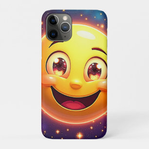 Happy Cosmic Eyes Emoji Case-Mate iPhone Case