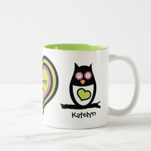 Happy Couple Owl Pair Mug