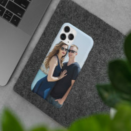 Happy Couple Photo Personalise It iPhone 15 Mini Case