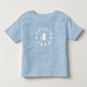 Happy cousin's day cousin crew Personalised number Toddler T-Shirt
