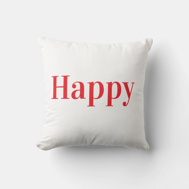 Happy Coussin décoratif Cushion (Front)