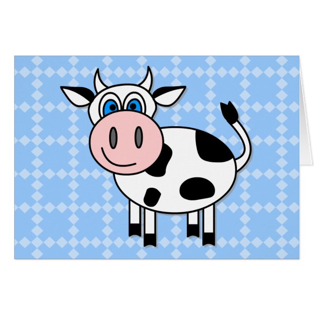 Happy Cow - Customisable! (Front Horizontal)