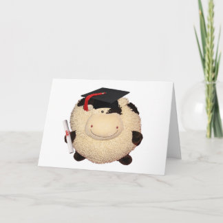 Happy Cow Degree Congratulation Card