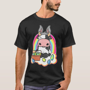 Happy Cow Easter Bunny Egg For Kids Boys Girls 1 T-Shirt
