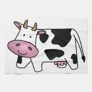 Happy Cow Tea Towel
