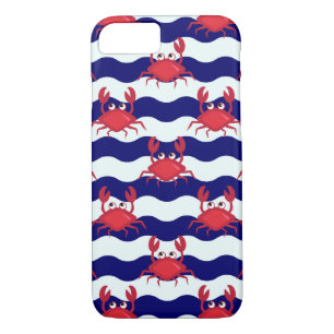 Happy Crabs Pattern Case-Mate iPhone Case