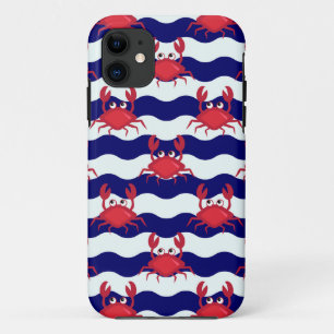 Happy Crabs Pattern Case-Mate iPhone Case